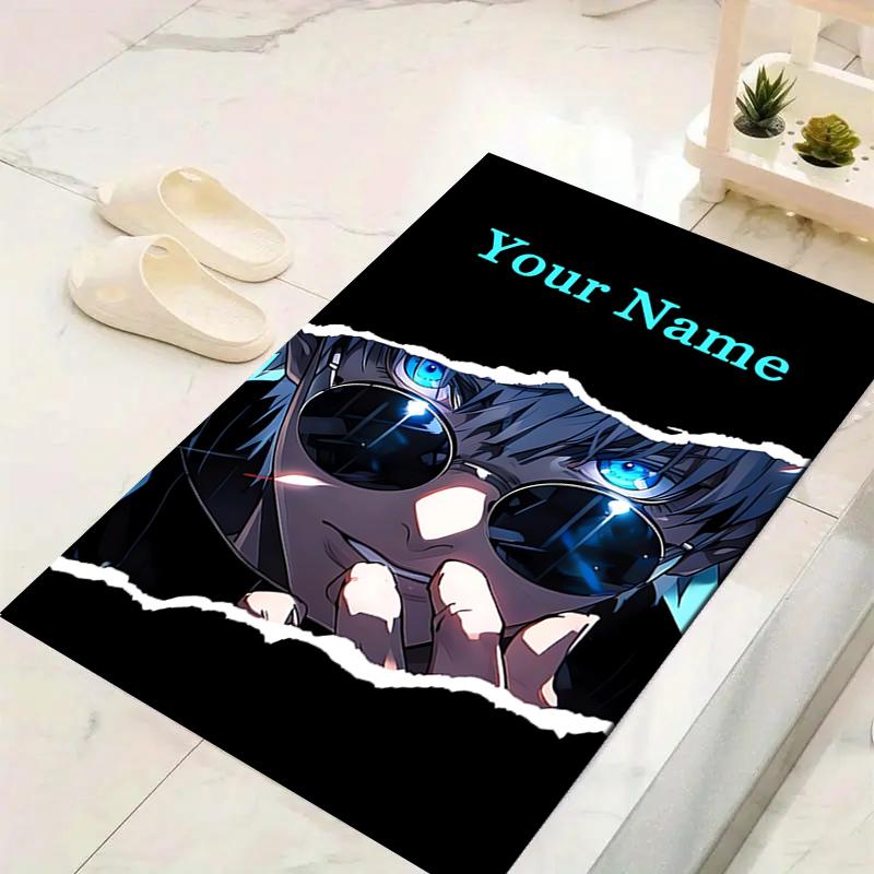 Custom 1Pc Your Name Sunglasses Adventure Rug Office Carpet Indoor Outdoor Entrance Doormat Nonslip Soft And Comfortable Living Room D2915155