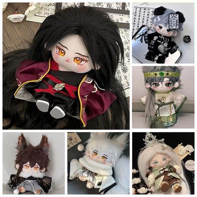 Retro Clothes Set 20CM Cotton Doll DIY Dress Up Props Toy Coat Pants Shoes Stuffed Idol Dolls Accessories