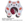 Flexible Accordion Cat Toy Changeable Cat Scratching Board with Bell Ball Portable