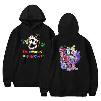 The Amazing Digital Circus Hoodie Sweatshirt for Mens Womens Unisex Graphic Printed Cool Tie Dye Streetwear Hoodie Long Sleeve Pullover Tops