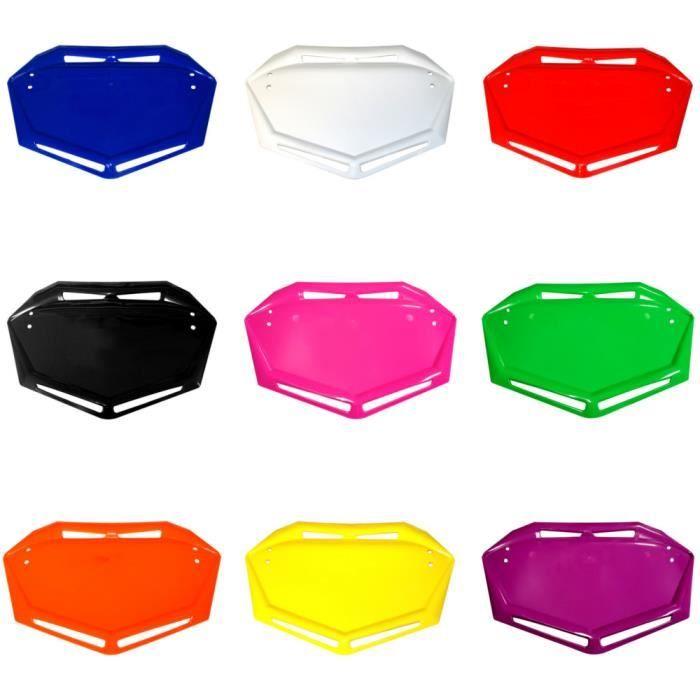 Plaque support vélo BMX - AERO DESIGN - Plastique - Noir - 260x180 mm - Mixte
