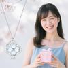 Moonstone Necklace for Popular of Good Silver Metal Four Leaf Clover June Present [Free Bird] Women, "Symbol Luck" 925, Allergy, Pendant, Birthstone,