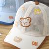 Cartoon Bär Baby Baseballkappe Niedliche Tier Kleinkind Mütze für Kinder Junge Mädchen Sommer Atmungsaktiv Dünnes Netz Sonnenschirm Kappen