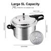 Pressure Cooker with Steaming Plate Small Pressure Cooker Household Stovetop Pressure Canner for Gas Stove Induction Cooker
