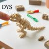 Dinosaur Skeleton Model Figurine 3D Printed Dino Bones Figures Mini Poseable Toy for Sand Dig Science Play Party Favors Puzzle
