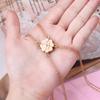 4Pcs Heart Pendant Choker Heart Puzzle Four Leaf Clover Necklace Jewelry Gift