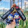 Cartoon New Anime Keychain Women Men Key Chain Double Sided Pendant Key Holder Acrylic Jewelry For Children Birthday Gift Presents