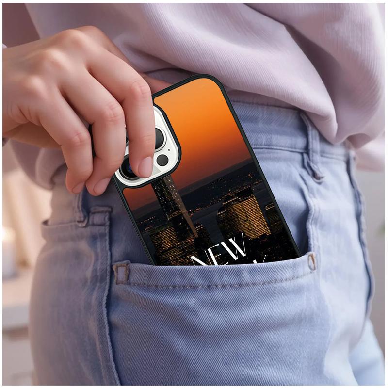 New York City Phone Case For iPhone 17 Air 15 16e 14 13 Pro Max Coque 12 11 Pro Max PLUS cover