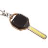 Tragbarer Mini-COB-LED-Licht-Schlüsselring Schlüsselanhänger Outdoor-Taschenlampe Latch Haken