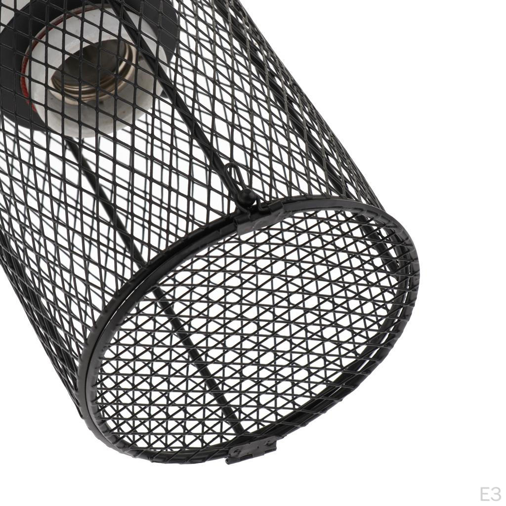 Reptile Cage Anti-scald Heating Lamp Shade Light Holder Bulb E27 EU Plug