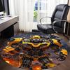 1pc Transformers Bumblebee Office Round Area Rug, Under Office Chairs Bedroom Living Room Home Decor, Room Decoa1016122