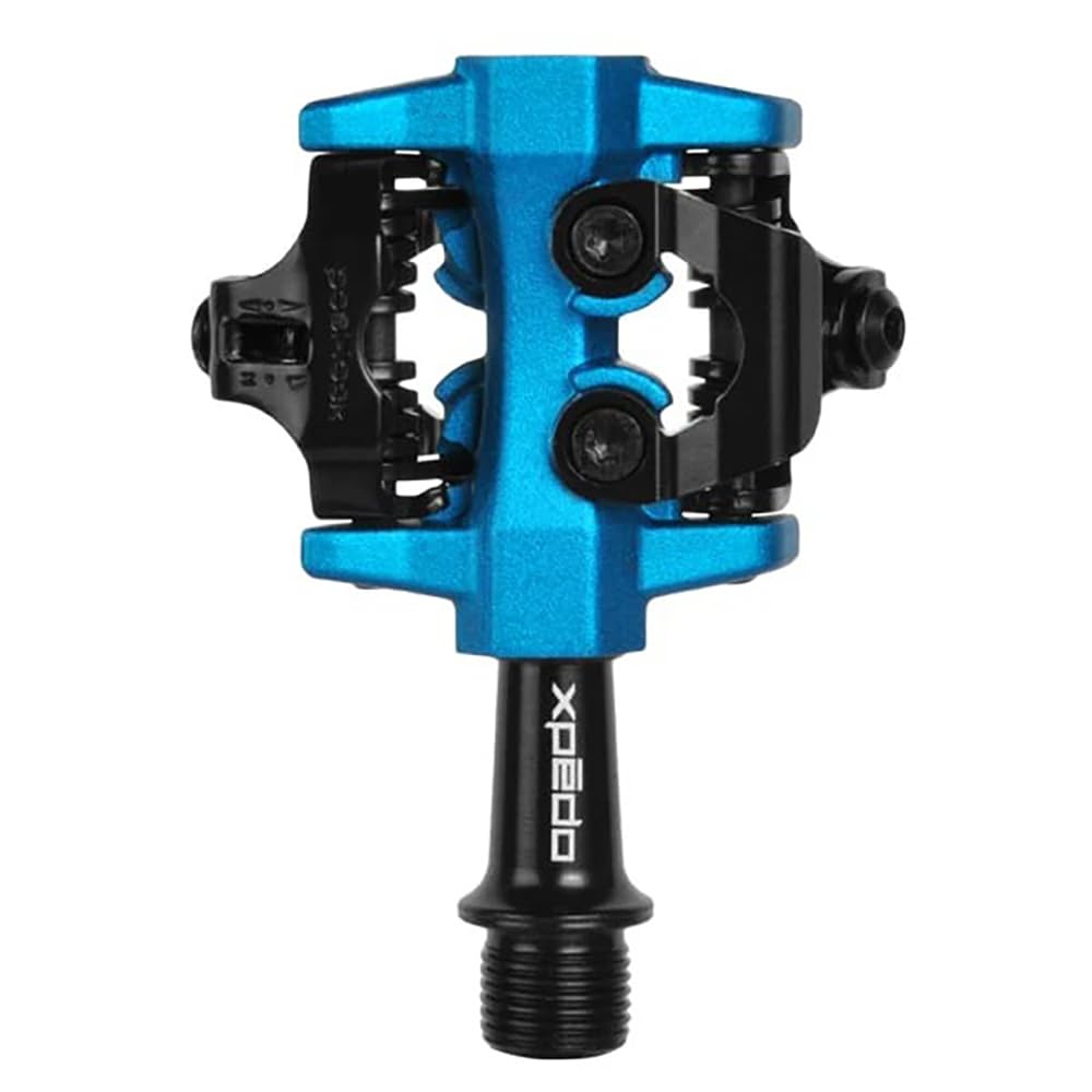 

XPEDO CXR Bicycle Pedals and Right for Mountain and Road SPD Pedals with Chromoly Blue (Left Set) Bikes, Spindles, (XMF10AC0BL) синий