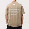 Letter Print Short Sleeve T-shirt Men and Women Summer Loose Couple Pure Cotton T-shirts
