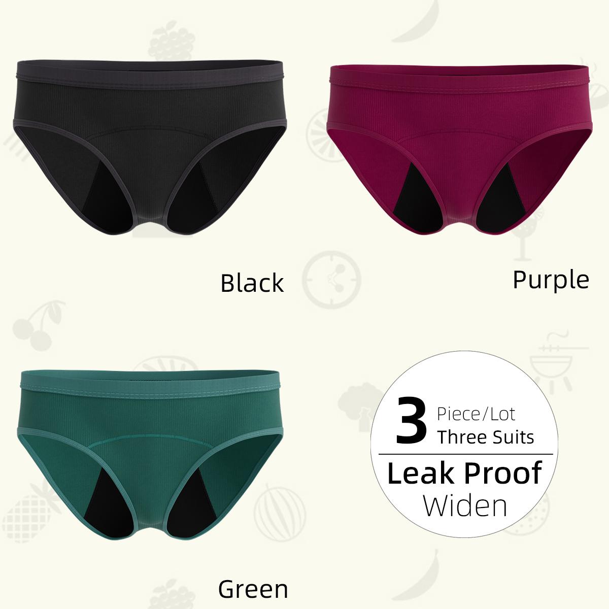 

Женские трусики со средней талией, женское менструальное нижнее белье, герметичные трусики, утолщенные, герметичные, удобные всю ночь #JS822 M