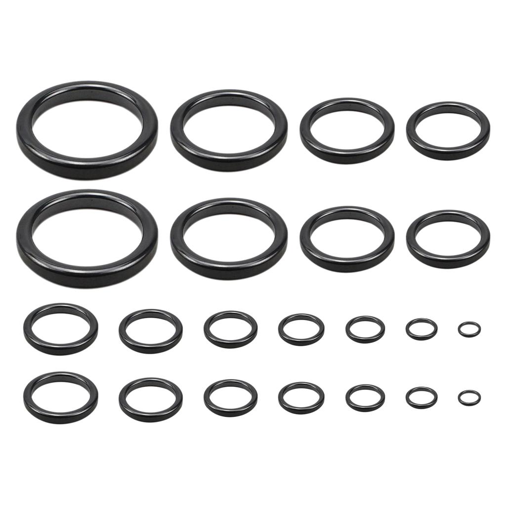 160/22Pcs/Set Fishing Rod Tips Replacement Kit Various Sizes Fishing Line Spinning Guide Eyes Rings Tip Top Repair Kit Set