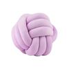 Three Shares Knotted Plush Ball Design Round Throw Pillow Waist Back Cushions Home Sofa Bed Decoration Dolls Toys for Kids