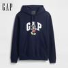 Gap Unisex Cartoon Logo Hooded Fleece Sweatshirt
