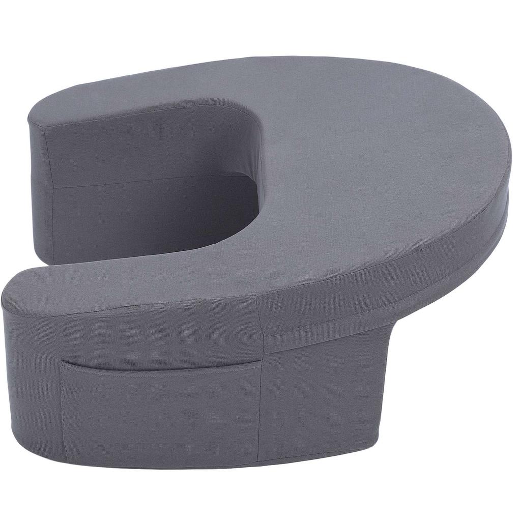 Lap Reading Pillow with Side Pockets Memory Foam Extra Large Arm Rest Lap Desk Pillow for Gaming