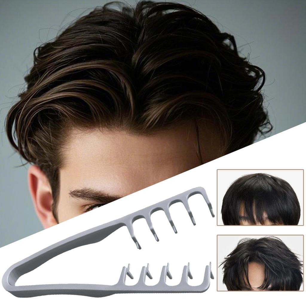 Hair Combs For Women Men Styling Detangling Roots Volume Tool Volumizing Wide-Tooth Hair Styling Comb for Curly Hair, Bangs