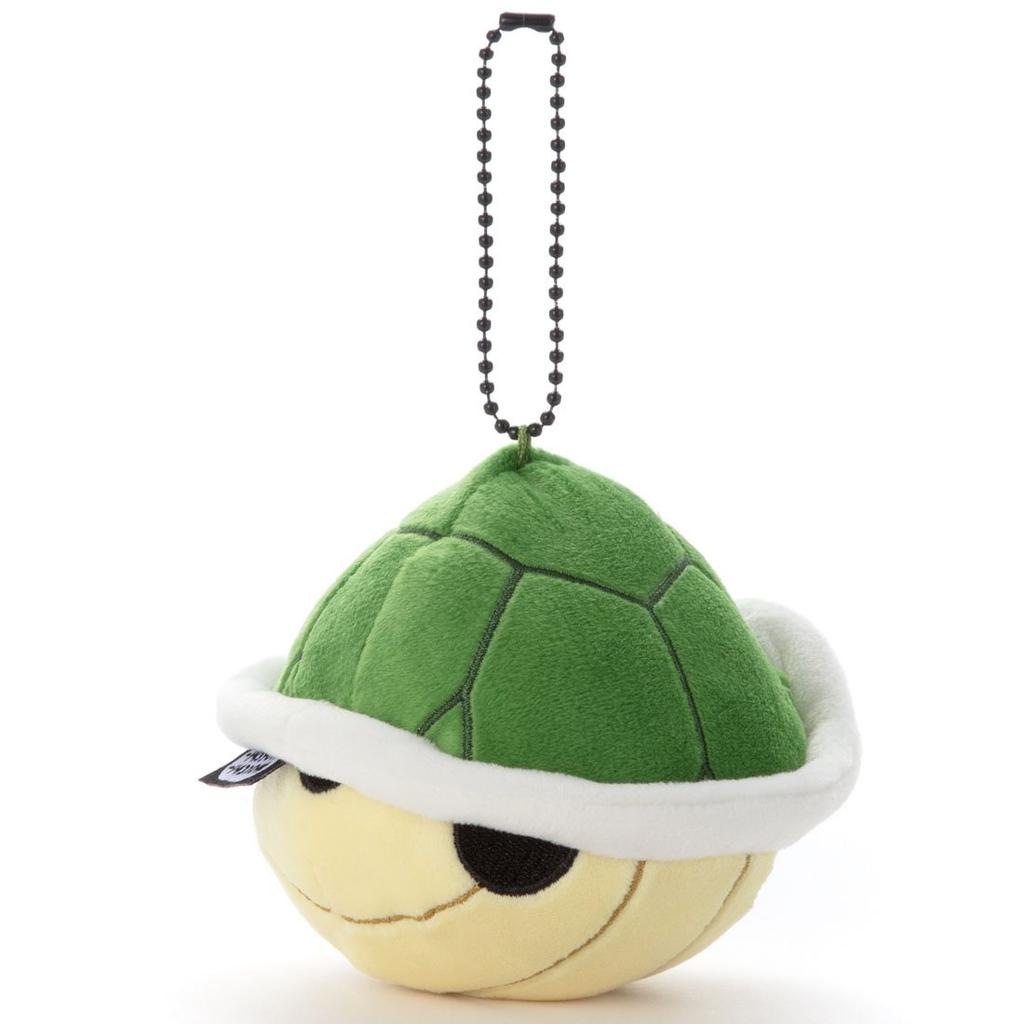Mario Kart Schlüsselanhänger Maskottchen Grüner Panzer 10cm Breit Mocchi-Mocchi-GameStyle Ca.