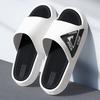 Summer Unisex PVC Flat Slippers Indoor Non-slip Bathroom Silent Slides Outdoor Beach Chunky Durable Sandals Sandalias Hombre New