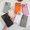 Large View Window Lens Original Color Compatible with iPhone 16 Pro Max Apple 17 Phone Case 15/14 Simple Anti-drop