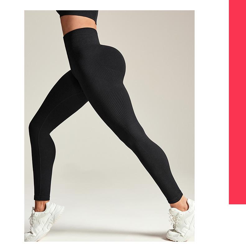 Seamless High-Waisted Yoga Leggings: Hip-Lifting, Slimming, Nude-Feel Fitness Tights