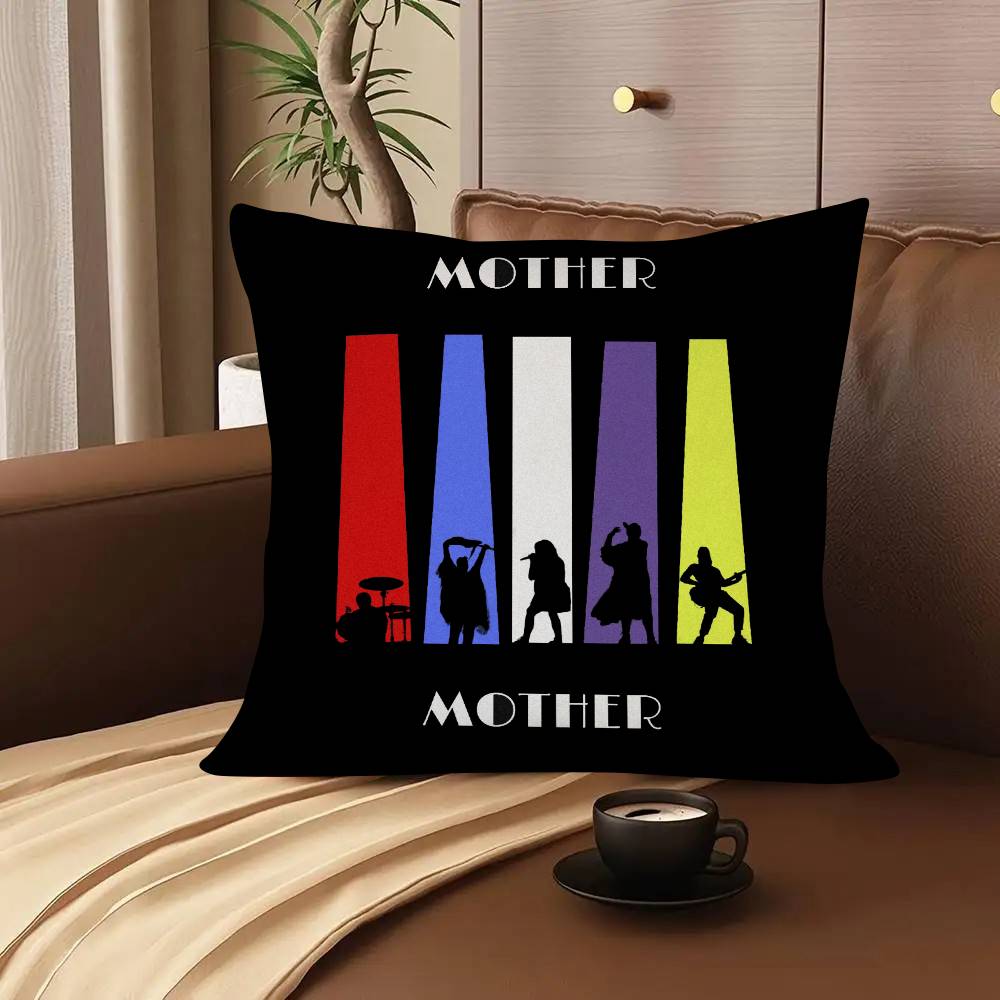 1Pc Popular Band Mother Mother Pillow Case Fashion Square Pillowcase Bedroom Sofa Room Ins Decoration Leisure