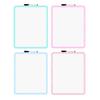 Kleines trocken abwischbares Whiteboard, 14 x 11 Zoll, Mini-Whiteboard mit Marker