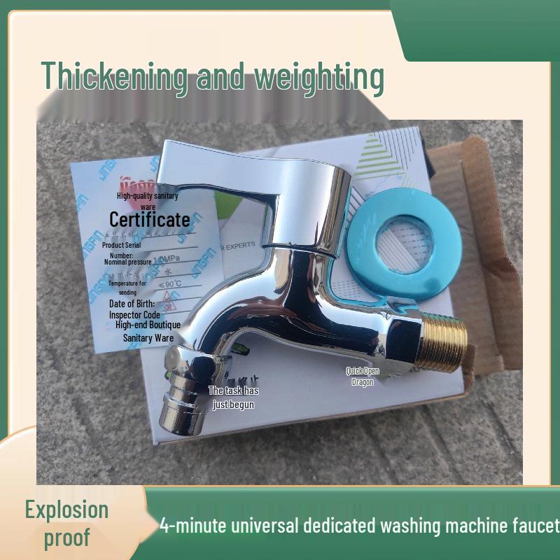 Durable Ceramic Core Single Handle Quick Open Faucet - Explosion, Freeze & Sun Proof