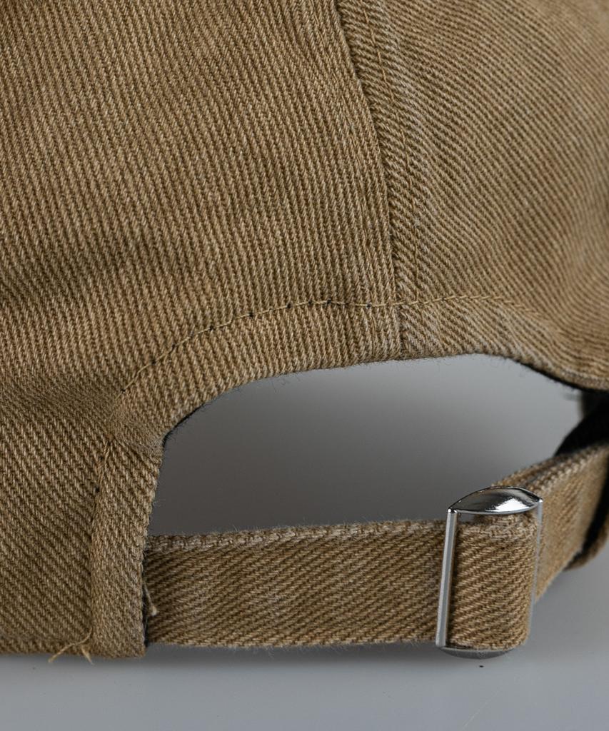 Chaebteo Standard Pigment Damage Ball Cap-Beige