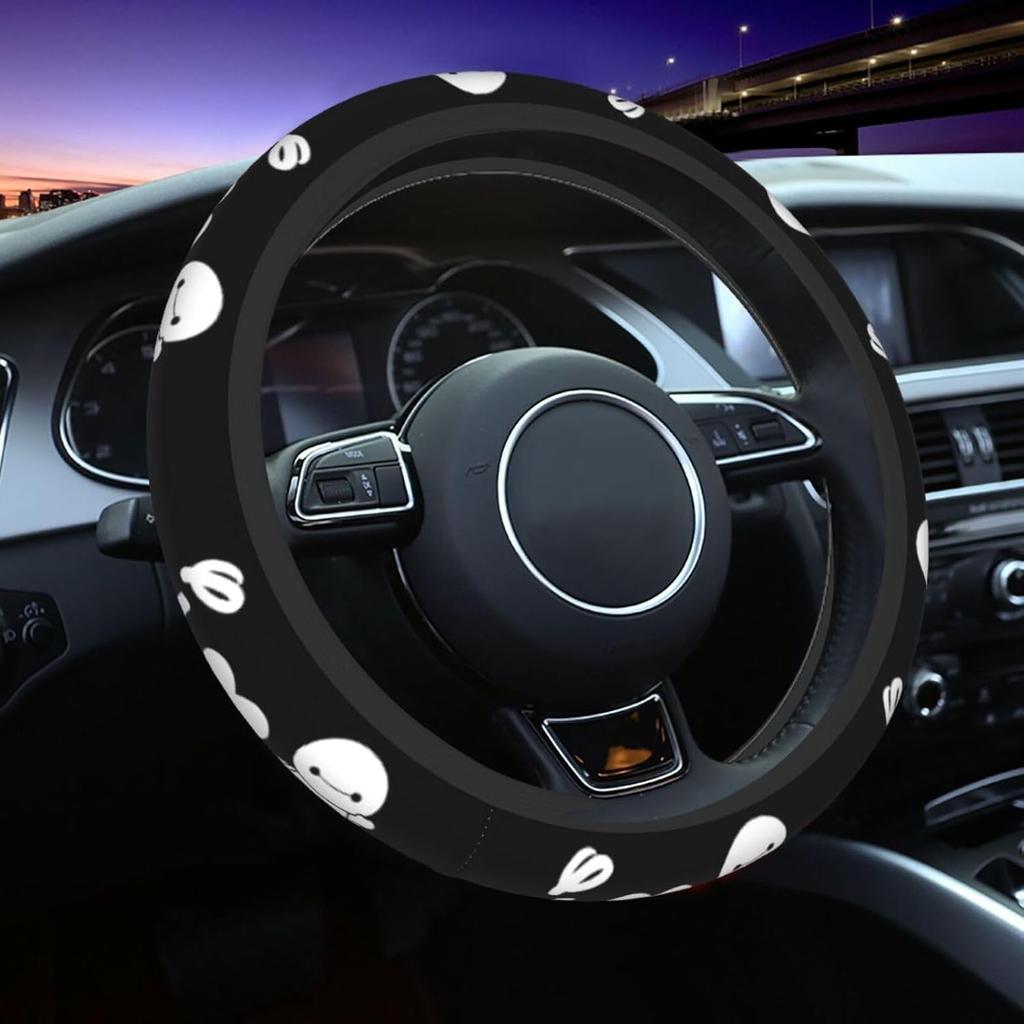 Zateem STWE006 Steering Wheel Cover, For Cars, Light Vehicles, Stretchable, Steering Wheel Cover, Cute,