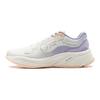 Li Ning Soft Cushioning Abrasion Resistant Breathable Lightweight Low top Casual Shoes Women's White Purple AGLU010-3