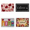 Flower Absorbent Mat Letter Floor Mat Wear-resistant Bathroom Mat  Entrance Hall