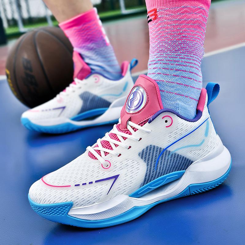 Basketball shoes, men's and women's children's youth sports shoes, high-top practical training shoes, one student sneaker 2025