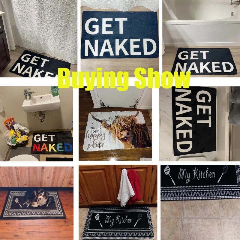 1Pc White Anchor & Navy Blue Nautical Washable Door Mat Non Slip Entrance Floor Carpet Easy To Clean Hallway Bath Kitchen Rug