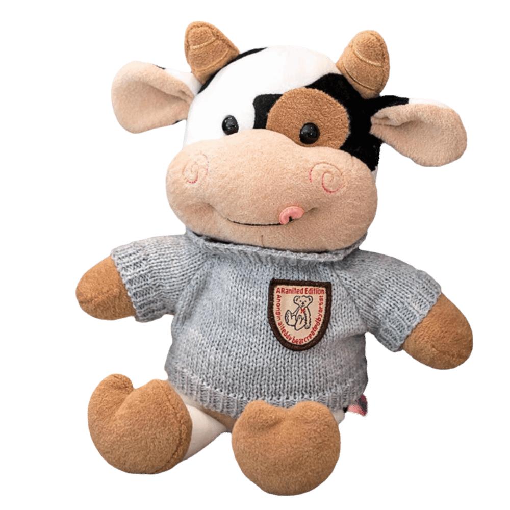 Cute Design Plush Toy Soft Material Chinese Zodiac Cow Little Cow Stuffed Cow  Girl Gift