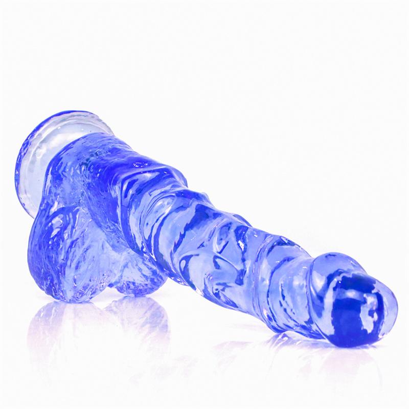 Großer Kiel Dildo Großer Simulationsdildo Kristallfarbe Weiblicher Masturbator Erwachsenenprodukte