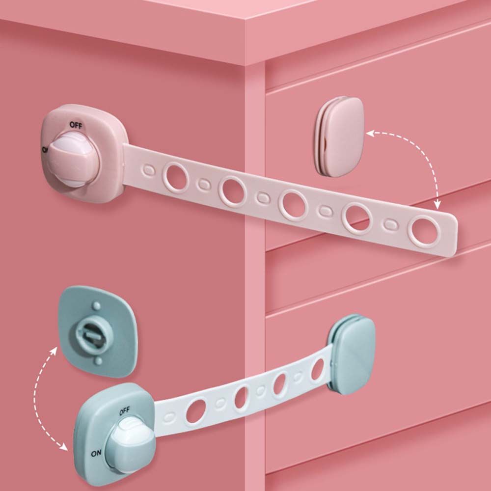 

ABS Детская безопасность Замок безопасности двери шкафа Замки ящика Детский замок безопасности Холодильник Пряжка grey-long