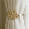 Metal Curtain Tiebacks Vintage Pearl Curtain Straps Curtain Accessory Curtains Tie Rope  Office