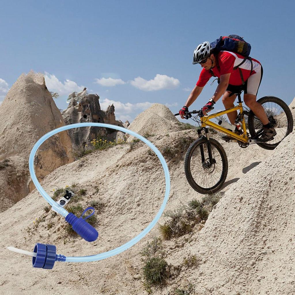 Drinking Tube Water Bottle Hydration Converter Tube Backpack Water Bottle Drinking Hose Kit for Boating Camping Fishing