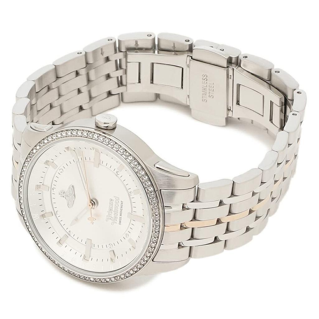 Vivienne Westwood East End Stainless A4 VV262WSSR Women's Watch, 37mm, Quartz, Silver, Steel, Size, [Used]