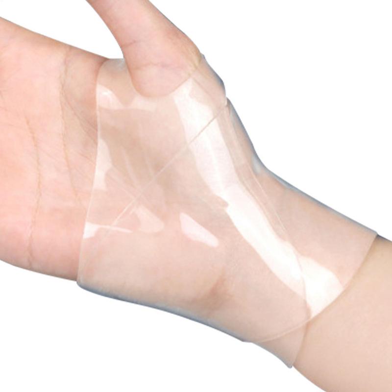 

Gel Wrist Brace Transparent Wrist Support Brace Gel Wrist Support Fingerless Glove Carpal Tunnel Gel Wrist Brace For Women Men 1PC