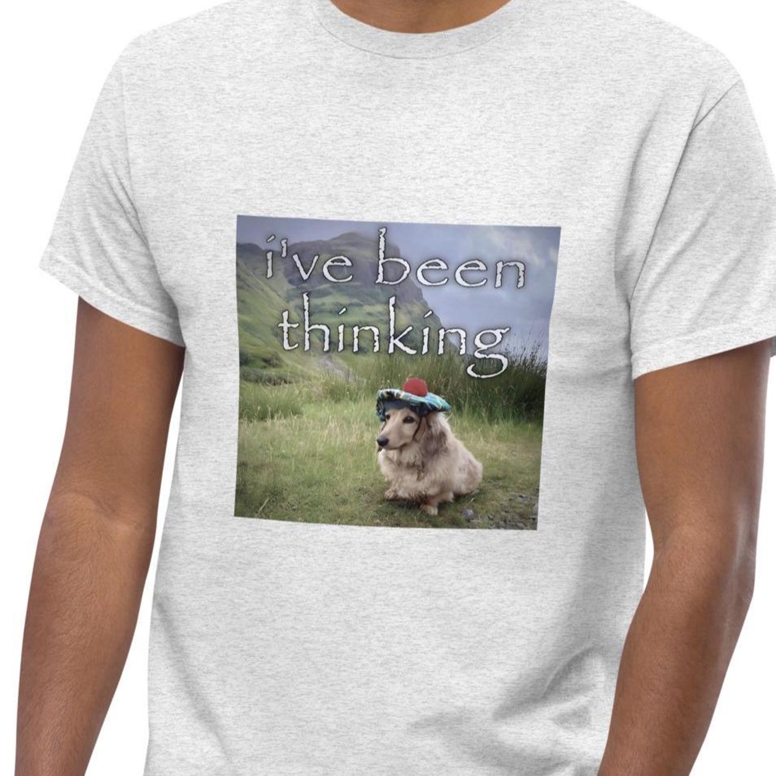 Funny Dog T-shirt, Quizzical Doggy Brainrot Meme Shirt, Unisex Graphic Tee 4XL