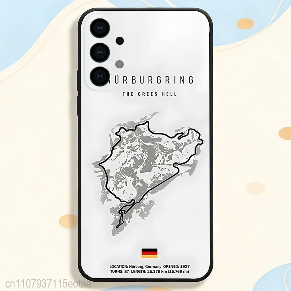 N-Nurburgring Sport Car Phone Case for Samsung S26 S24 S22 S25 Ultra S9 S20 FE S23 Plus S10 S21 Shockproof Funda Cover