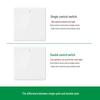 BULL G28 Series Pearl White 3-Gang Single Control Wall Switch