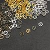 20/40Pcs Mini Ultra-Small Tri-Glide Pattern Belt Buckle Doll Bags Buckles Diy Doll Buttons Shoes Clothes Craft Accessories 6*6Mm