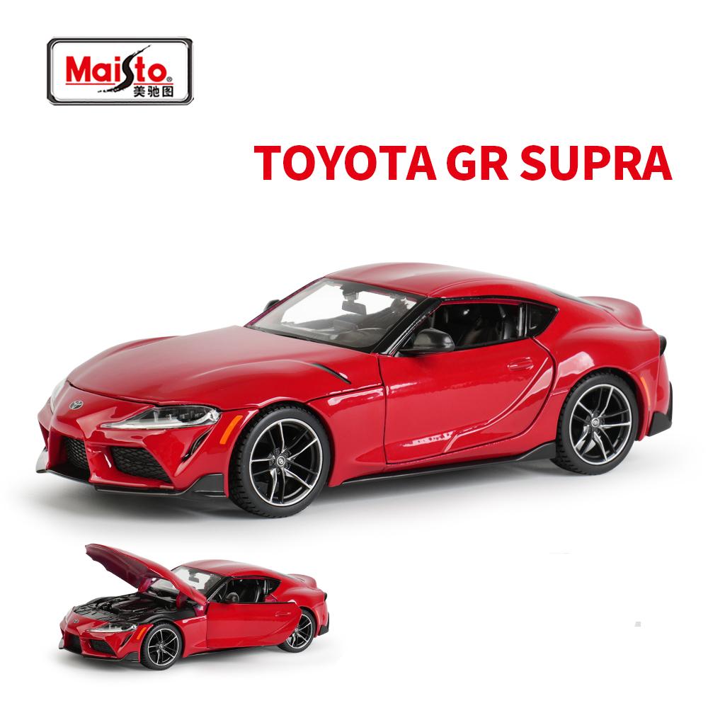 

Maisto 1:24 TOYOTA GR SUPRA Alloy Sports Car Model Diecasts Metal Track Racing Car Vehicles Model High Simulation Kids Toys Gift