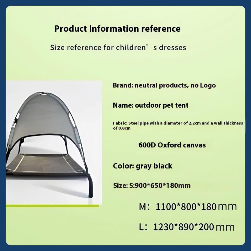 Dogs House Comfortable Scratch Proof Dog Tent Sun Protection Large Dog Bite Proof Summer Breathable Kennel Pet Products Supplies