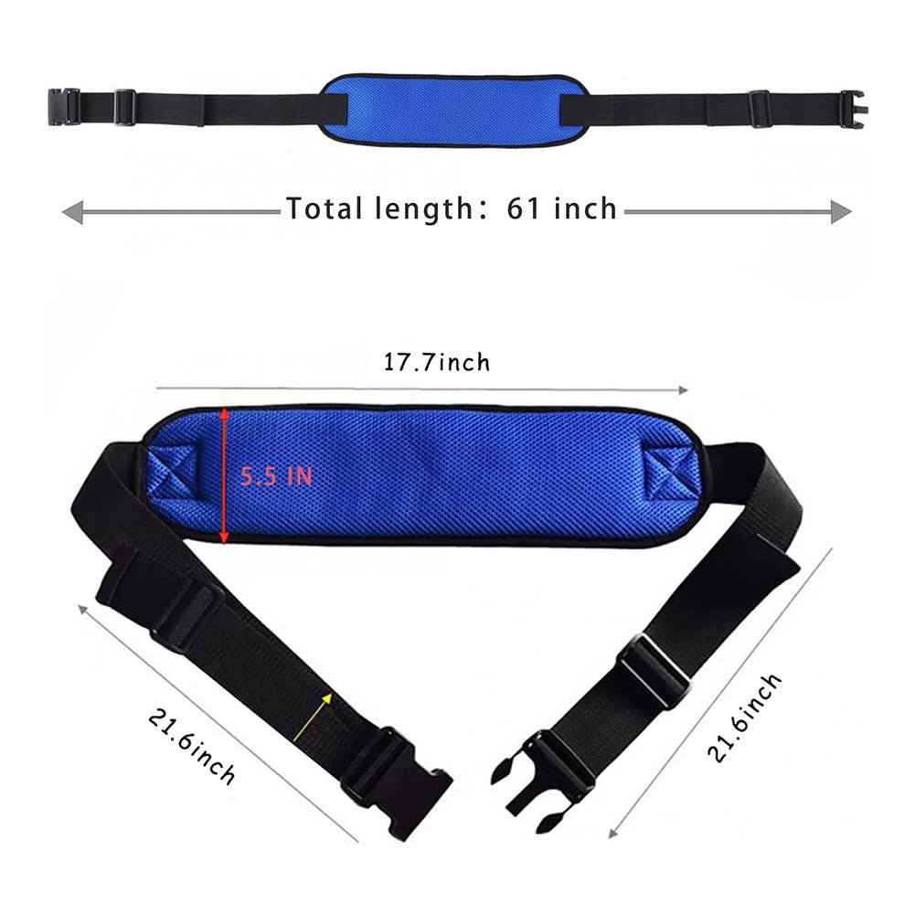 Wheelchair Safety Belt Breathable Shoulder Fixing Straps Patients Cares for Elderly Patients for Elderly and Disabled Patients